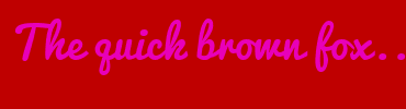 Image with Font Color E800B9 and Background Color BF0000